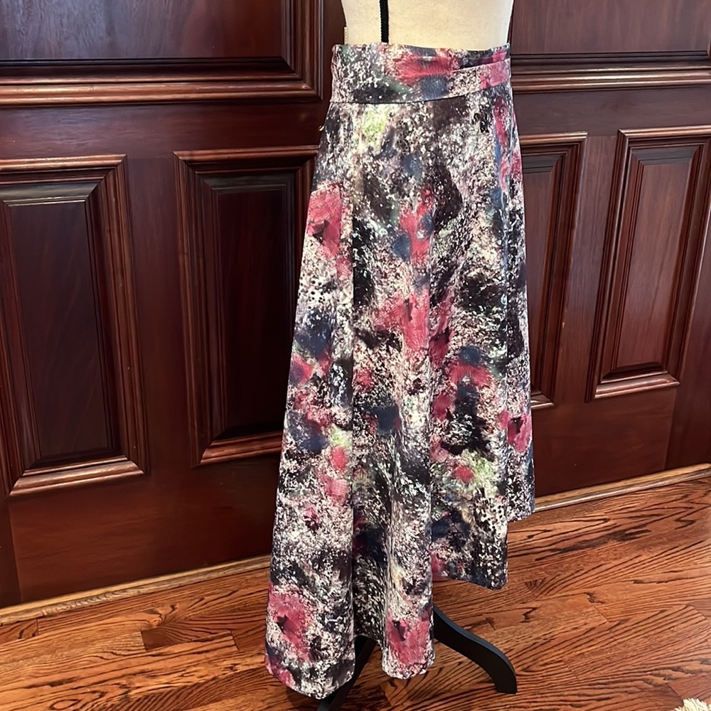 Hi-Lo midi skirt by Waldrip for Anthropologie sz 8